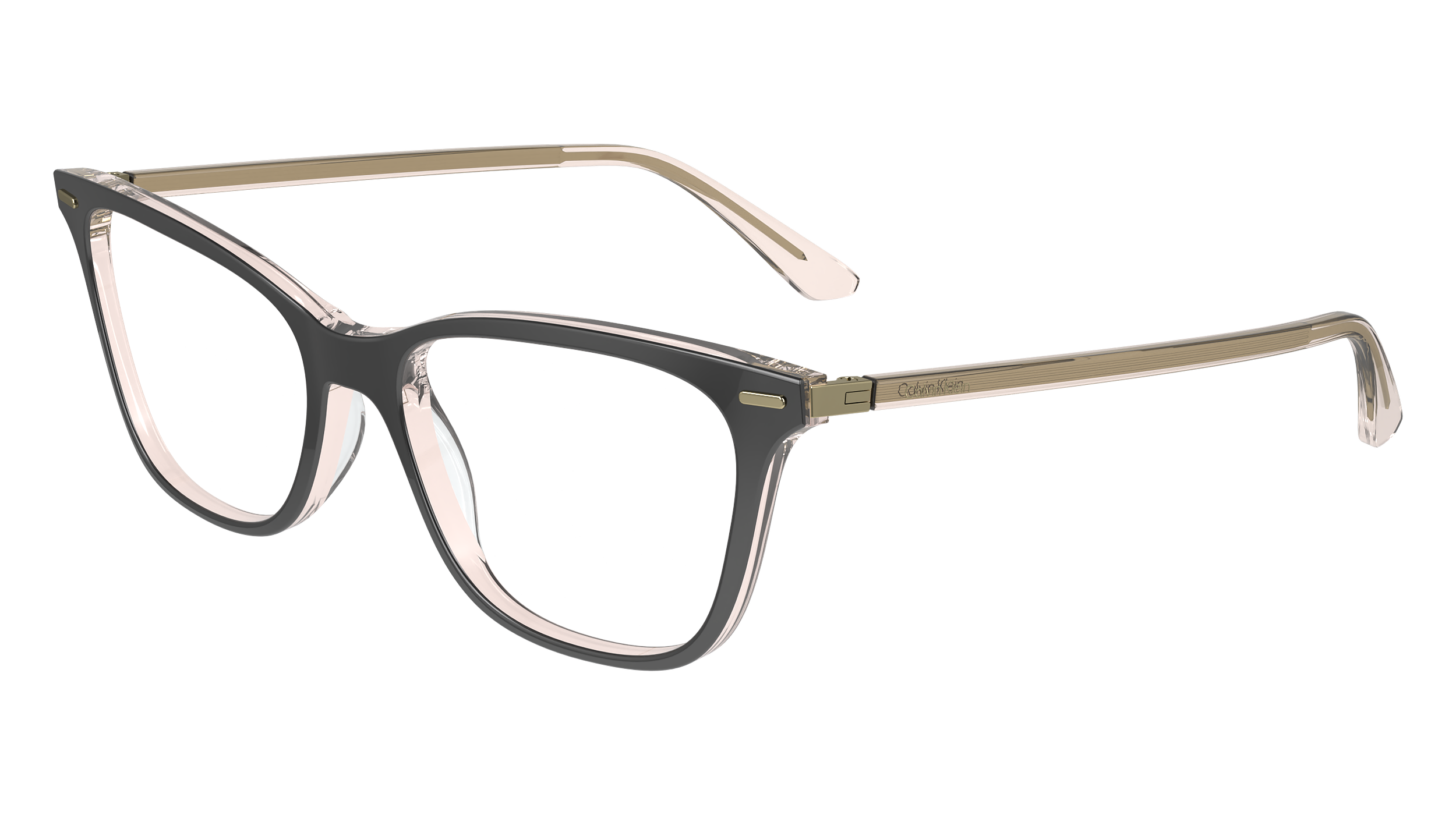 0883901158649 - Damen CK23544 004 Rahmen von BRILLEN Acetat Schwarz  Quadratisch Normal Normal