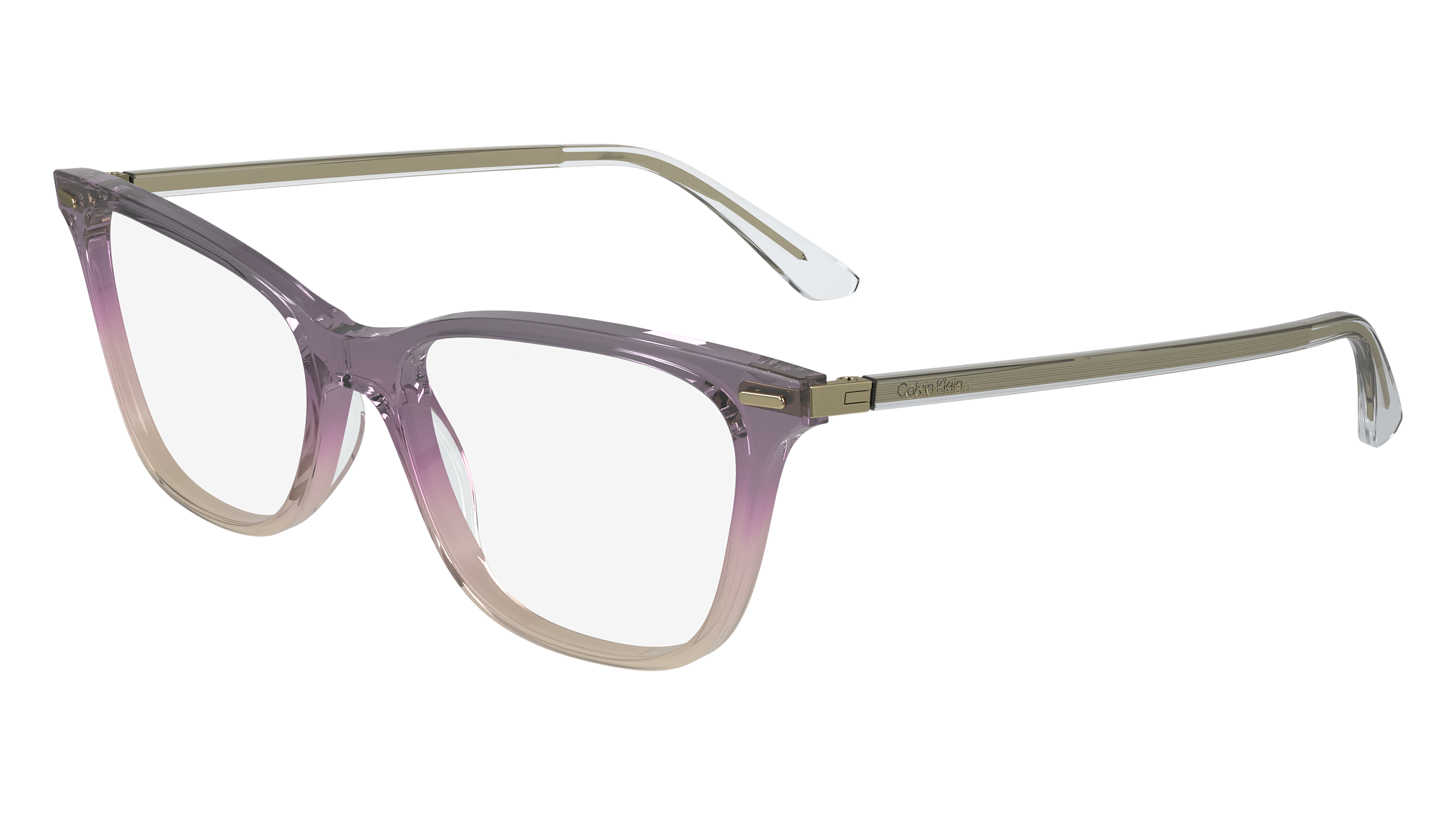 0883901158663 - Damen CK23544 514 Rahmen von BRILLEN Acetat Violett  Quadratisch Normal Normal