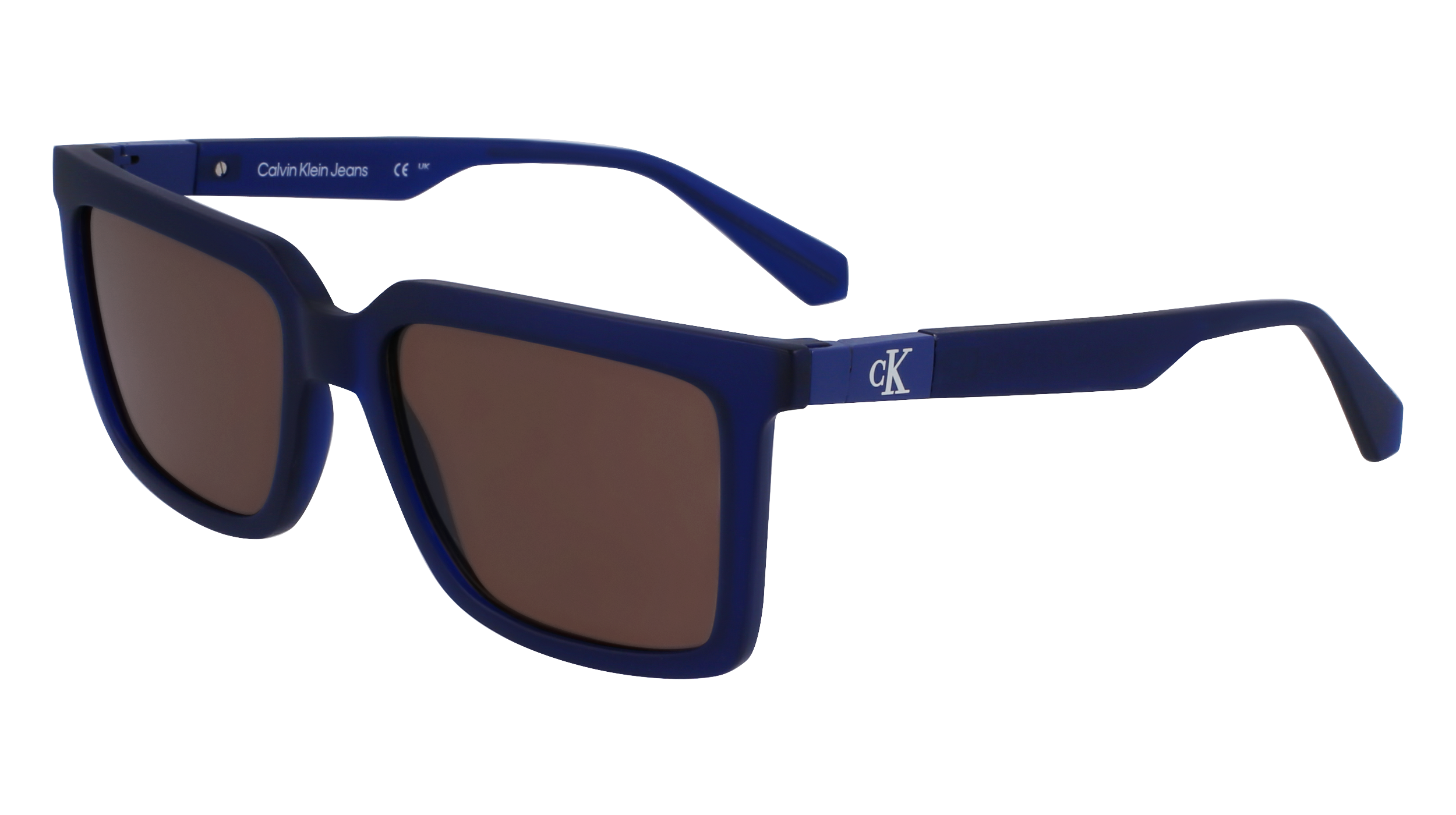 0883901160178 - Unisex CKJ23659S 400 Gläser SONNENBRILLEN Bio-Injekt Blau Braun Quadratisch Normal Normal