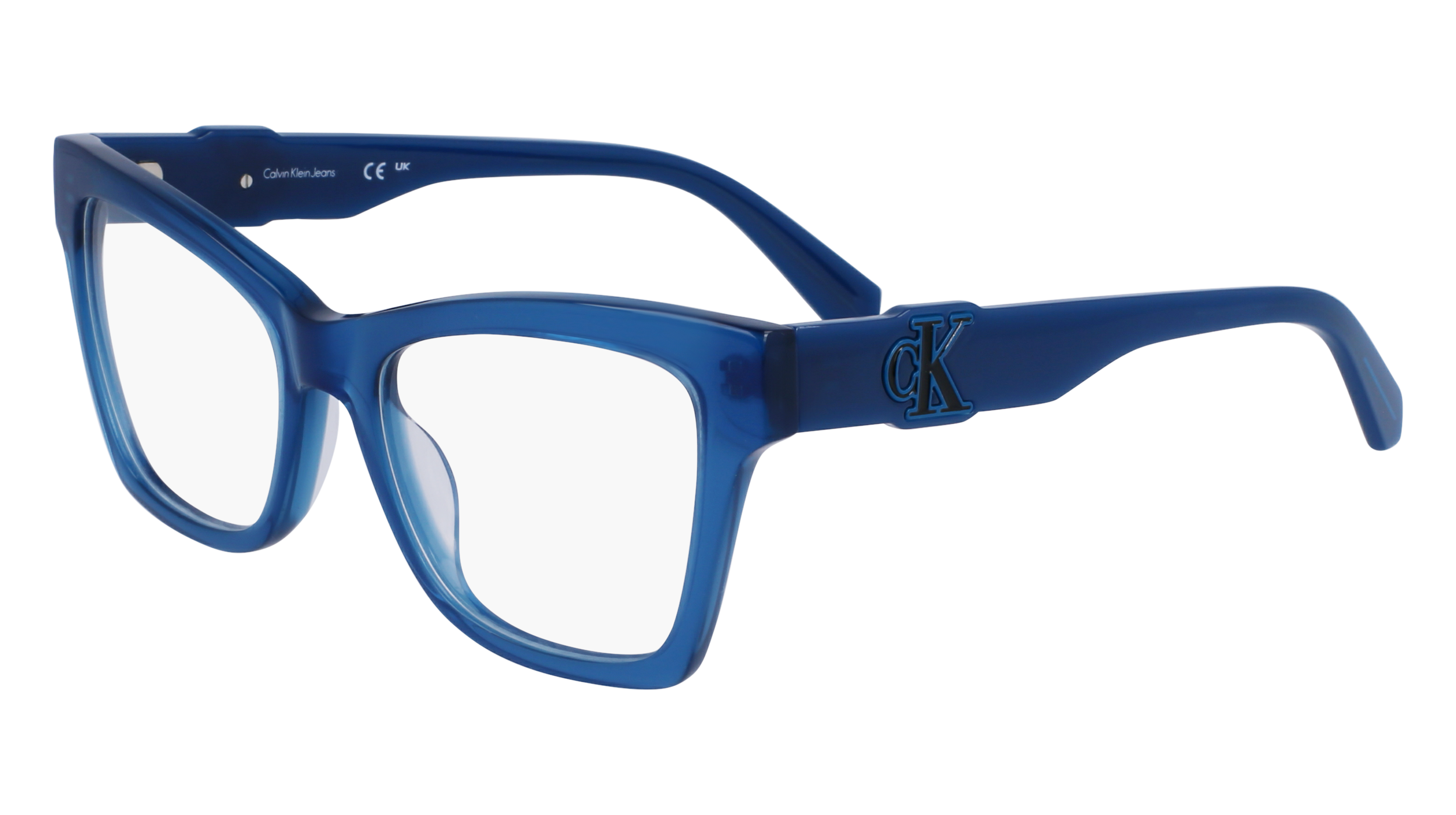 0883901160789 - Damen CKJ23646 400 Rahmen von BRILLEN Acetat Blau  Schmetterling Normal Normal