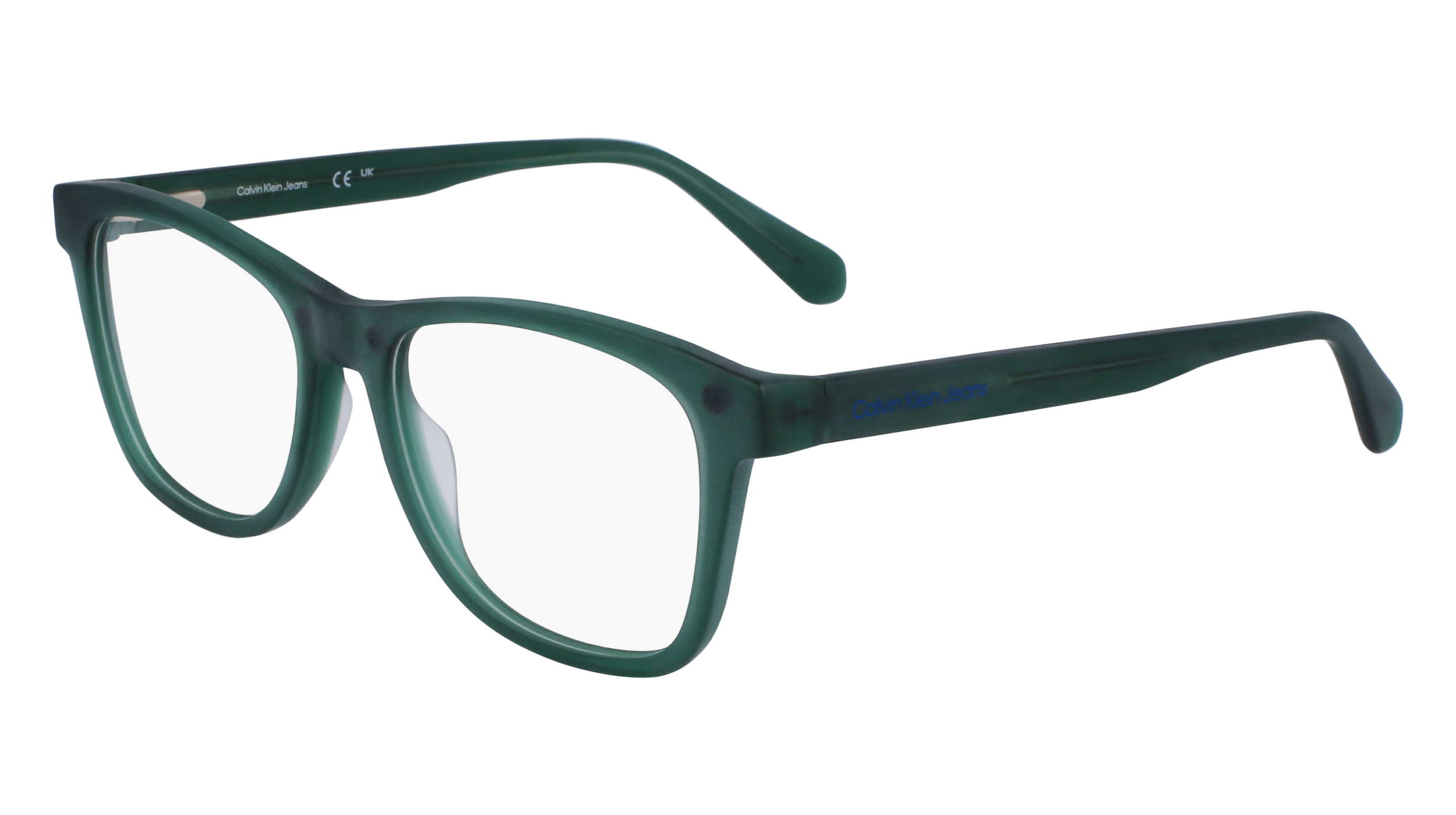 0883901161373 - Unisex CKJ23643 CLIP 300 Optische Fassungen Acetat Grün  Quadratisch Normal Normal