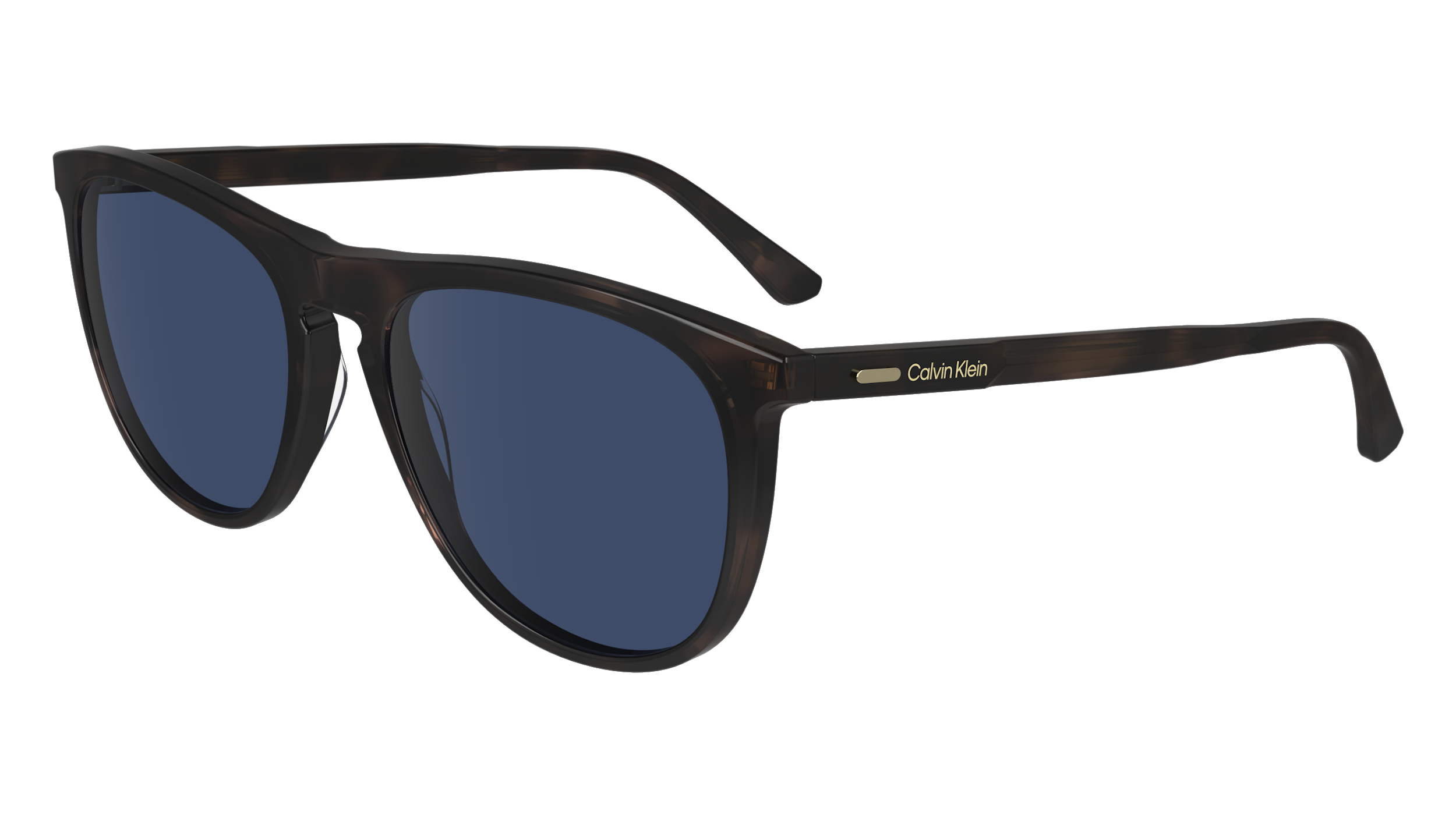 0883901162370 - Mann CK24508S 240 Gläser SONNENBRILLEN Acetat Havanna Blau Pilot Normal Normal