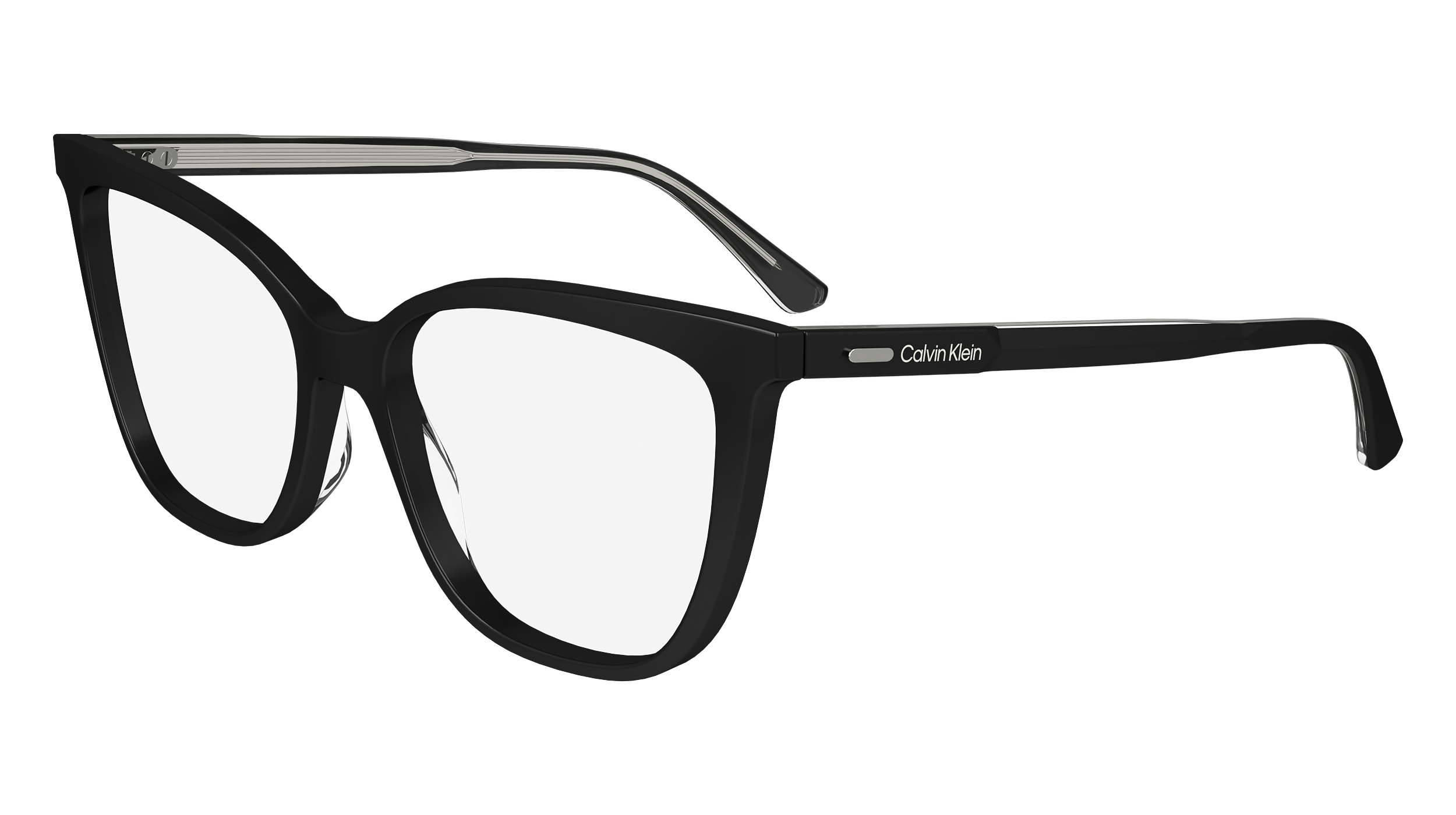 0883901163216 - Damen CK24520 001 Rahmen von BRILLEN Acetat Schwarz  Quadratisch Normal