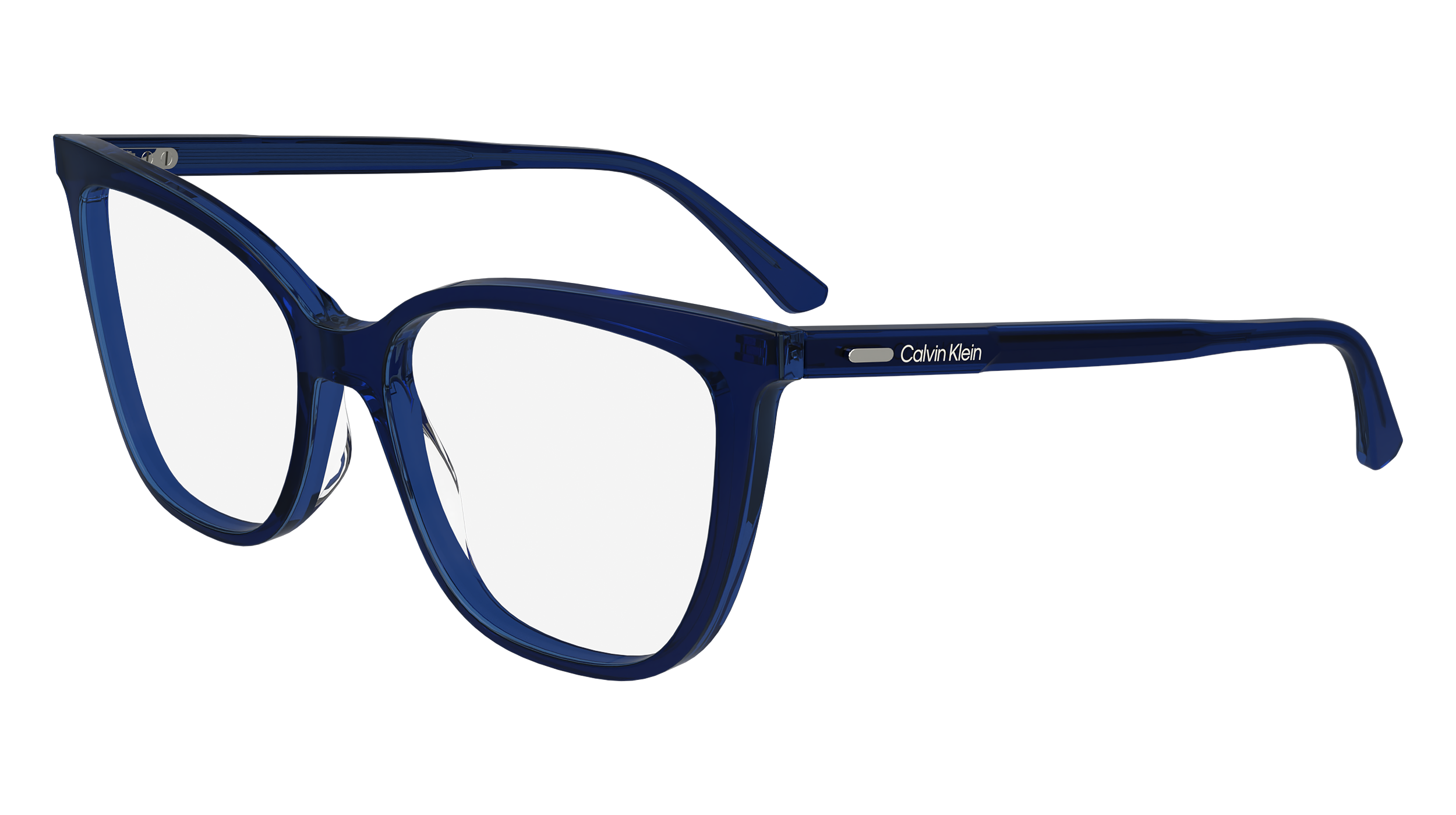 0883901163230 - Damen CK24520 439 Rahmen von BRILLEN Acetat Blau  Quadratisch Normal