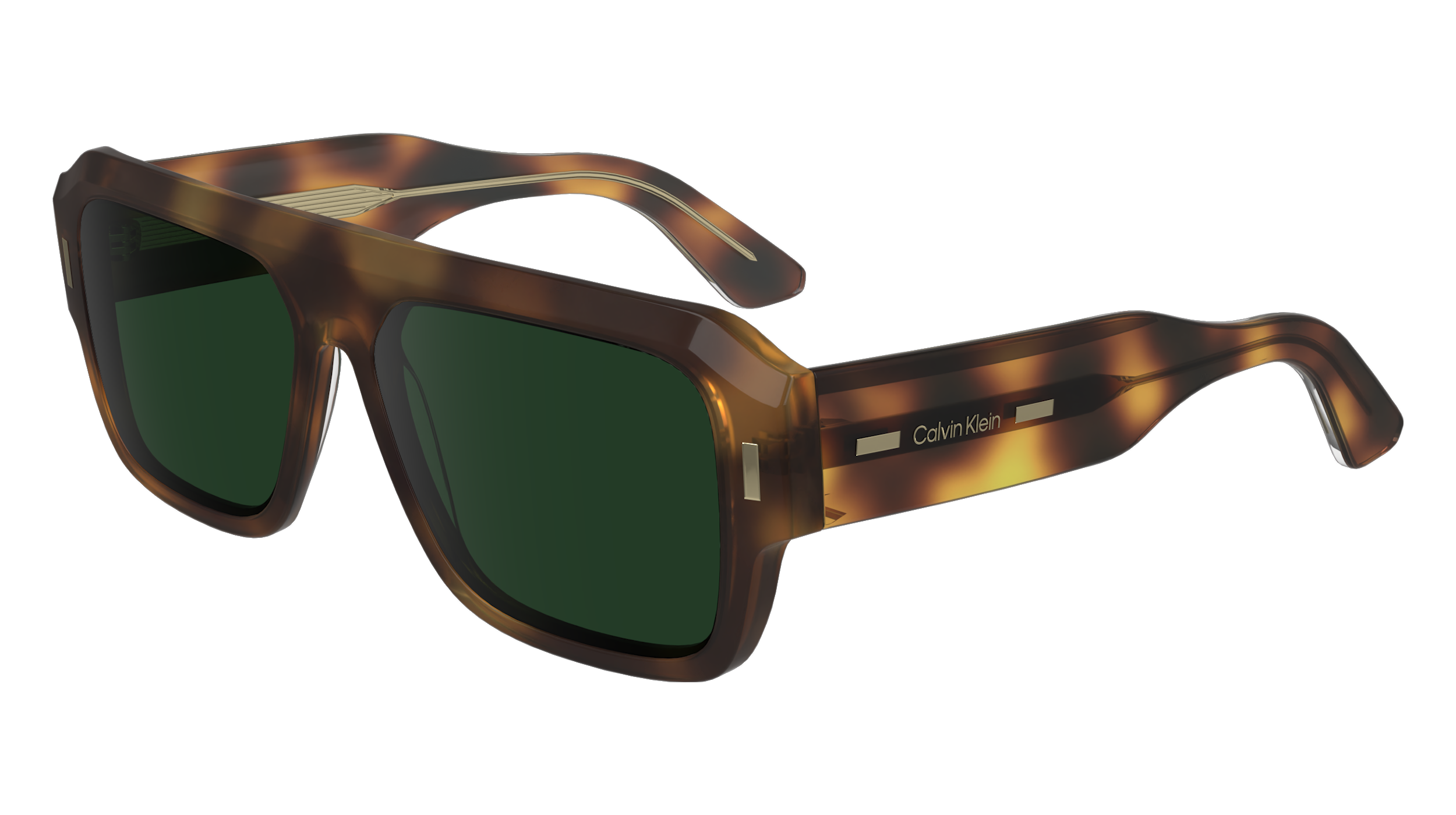 0883901163308 - Unisex CK24501s 240 Gläser SONNENBRILLEN Acetat Havanna Grün Geometrisch Normal Normal