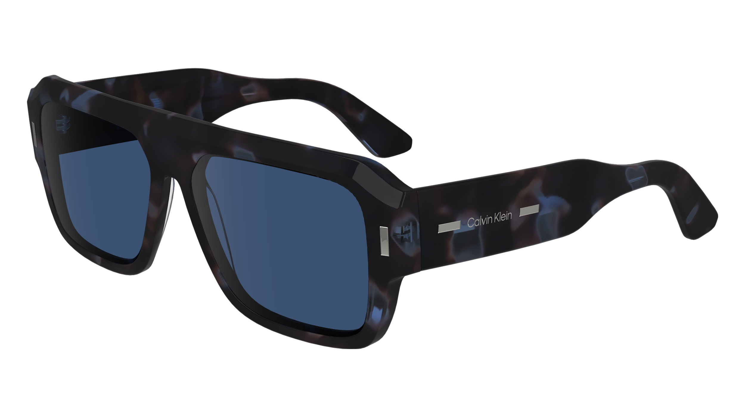 0883901163322 - Unisex CK24501S 460 Gläser SONNENBRILLEN Acetat Havanna Blau Geometrisch Normal Normal