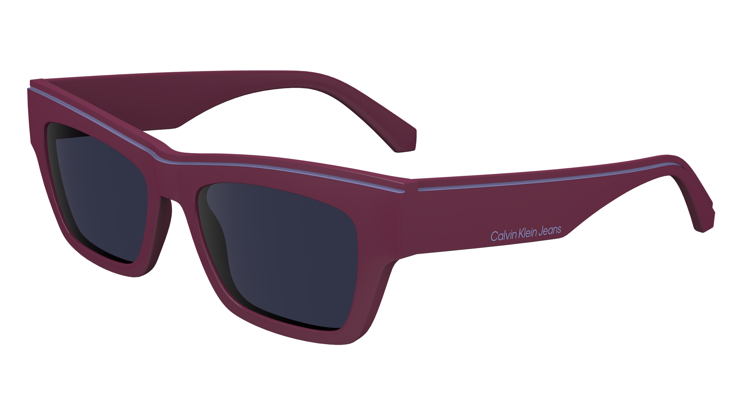 0883901164930 - Unisex CKJ24602S 510 Gläser SONNENBRILLEN Bio-Injekt Violett Grau Quadratisch Normal