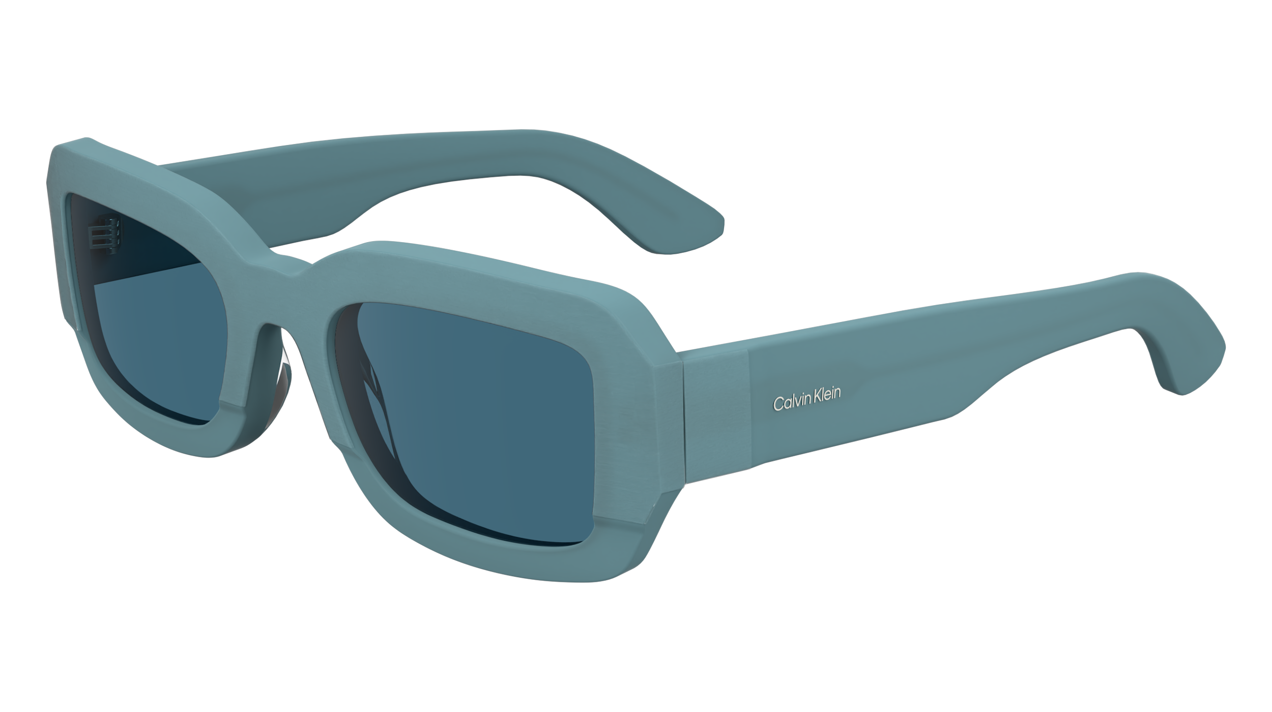 0883901165753 - Unisex CK24511S 413 Gläser SONNENBRILLEN Biokrise Hellblau Blau Quadratisch Normal