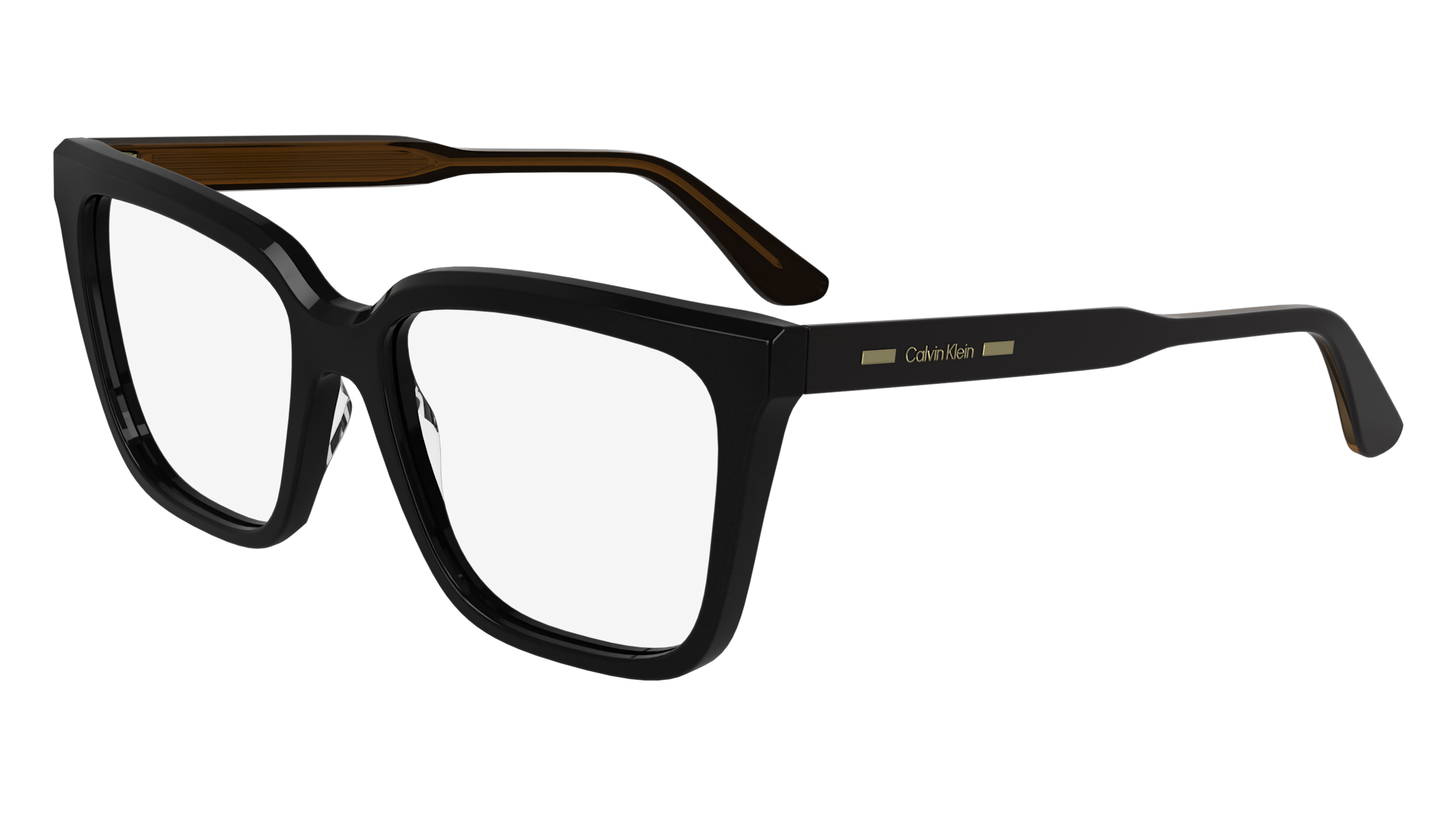 0883901168419 - Damen CK24541 001 Rahmen von BRILLEN Acetat Schwarz  Quadratisch Normal