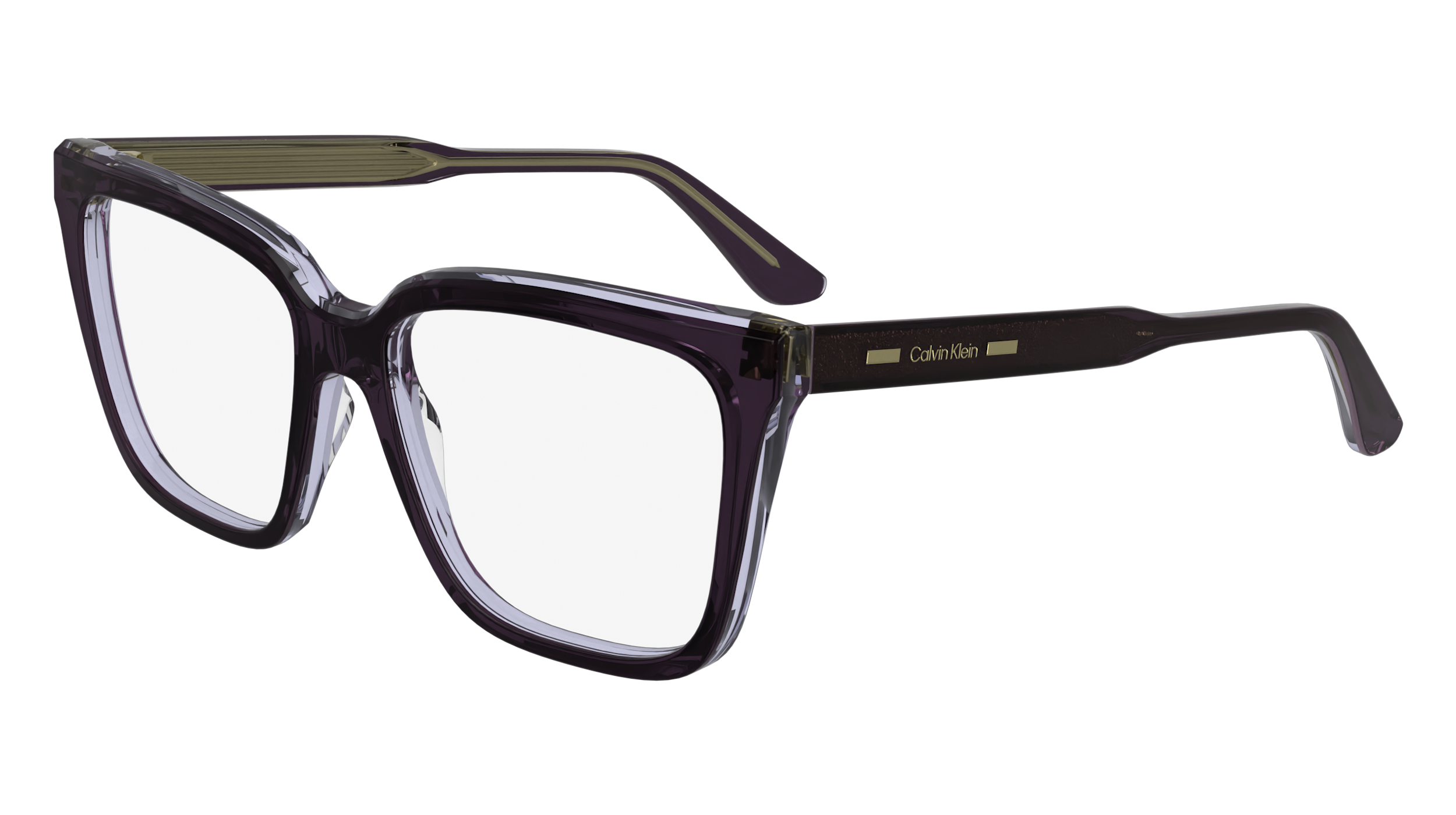 0883901168433 - Damen CK24541 504 Rahmen von BRILLEN Acetat Violett  Quadratisch Normal