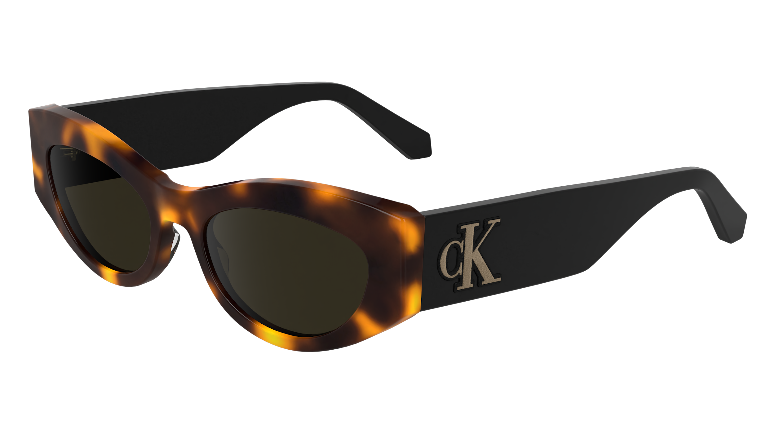 0883901168914 - Damen CKJ24626S 235 Gläser SONNENBRILLEN Acetat Havanna  Schmetterling Normal