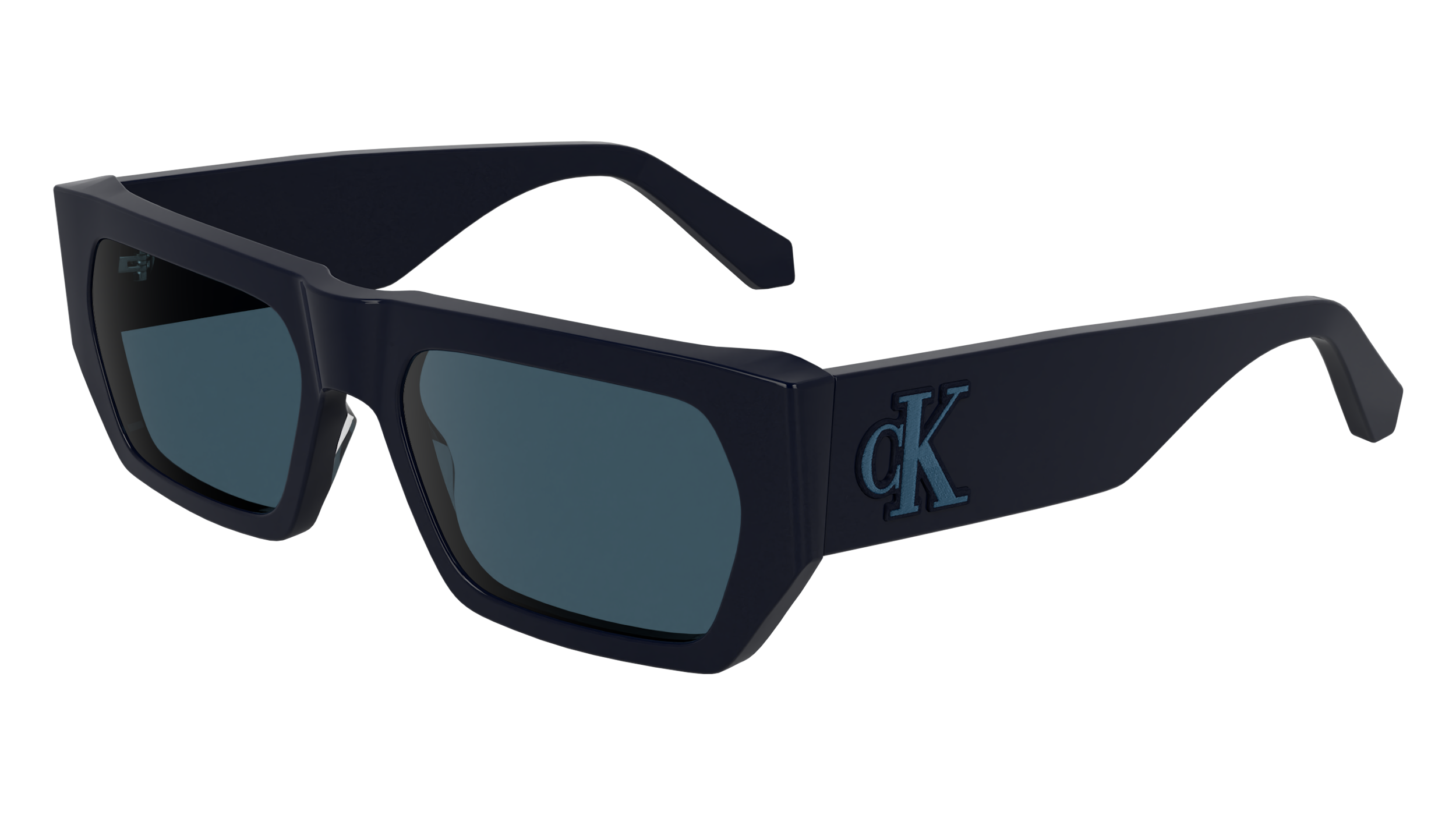 0883901169294 - Unisex CKJ24625S 400 Gläser SONNENBRILLEN Acetat Blau  Quadratisch Normal