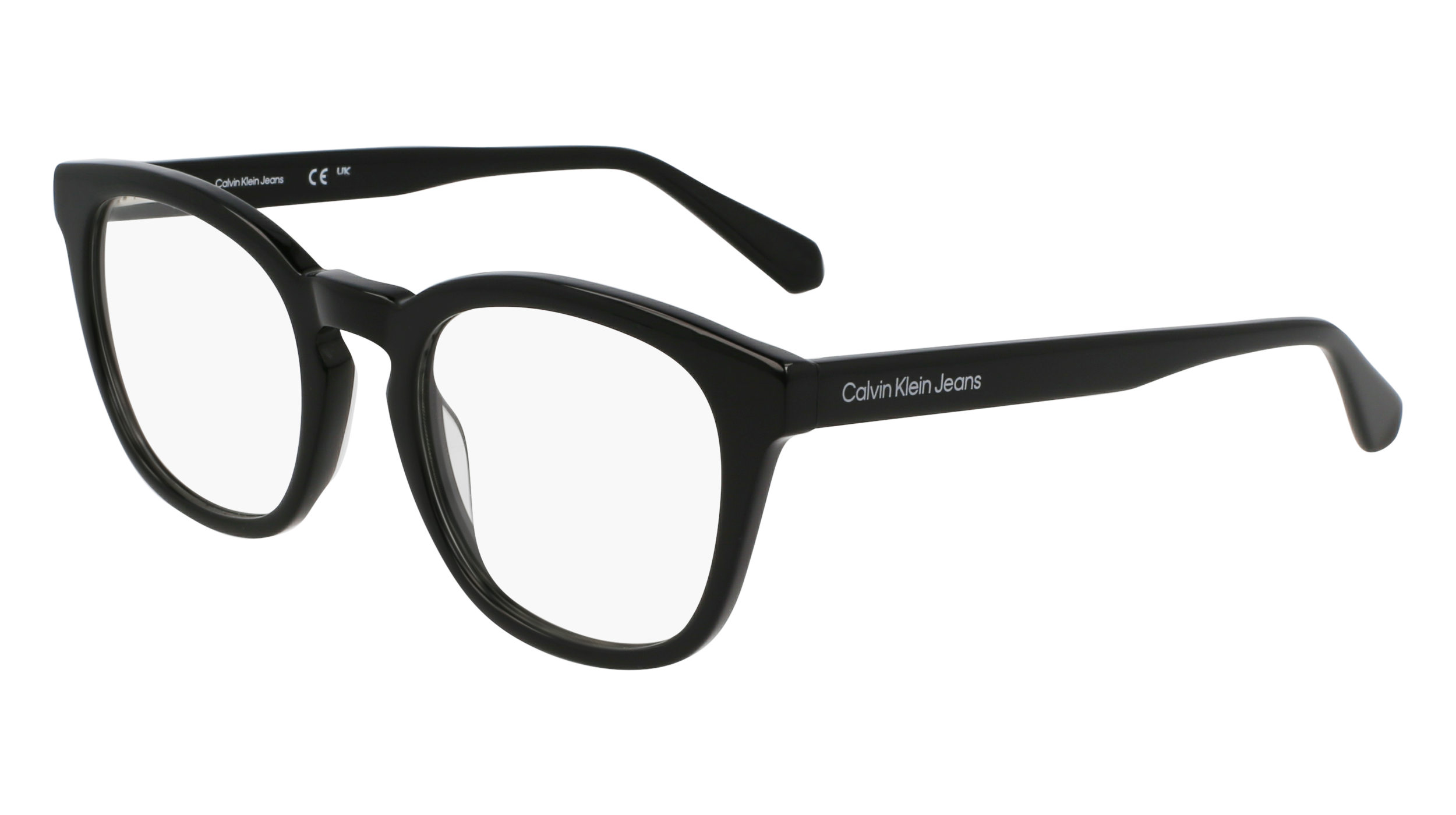 0883901170054 - Unisex CKJ24636MAG-SET 001 Rahmen von BRILLEN Acetat Schwarz  Quadratisch Normal