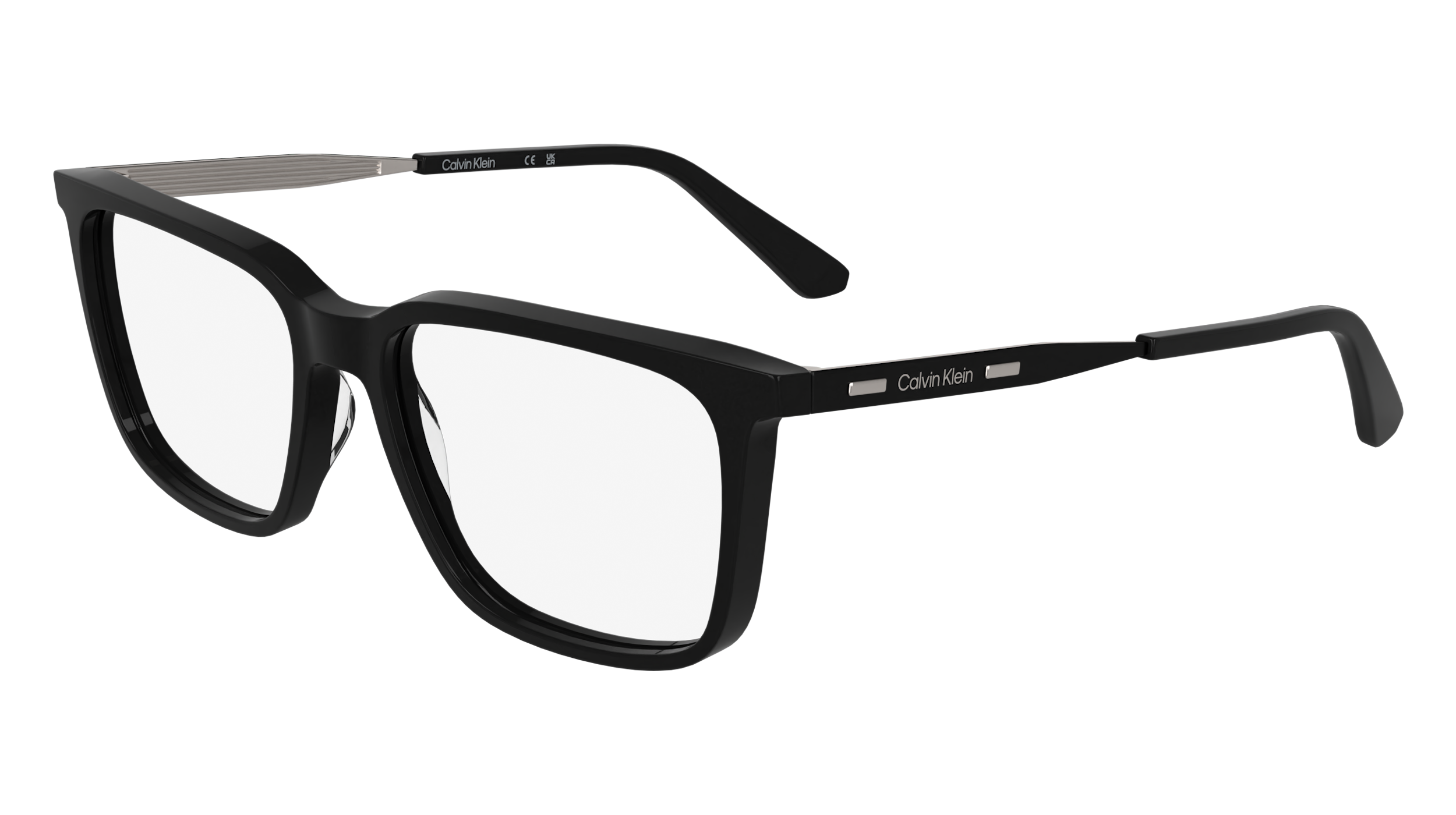 0883901172638 - Herren CK25517 001 Rahmen von BRILLEN Acetat Schwarz  Quadratisch Normal