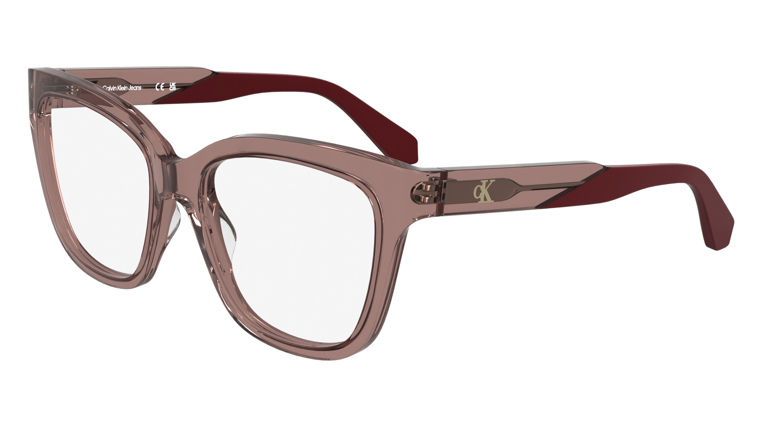 0883901173185 - Damen CKJ25616 605 Rahmen von BRILLEN Acetat Bordeaux  Schmetterling Normal