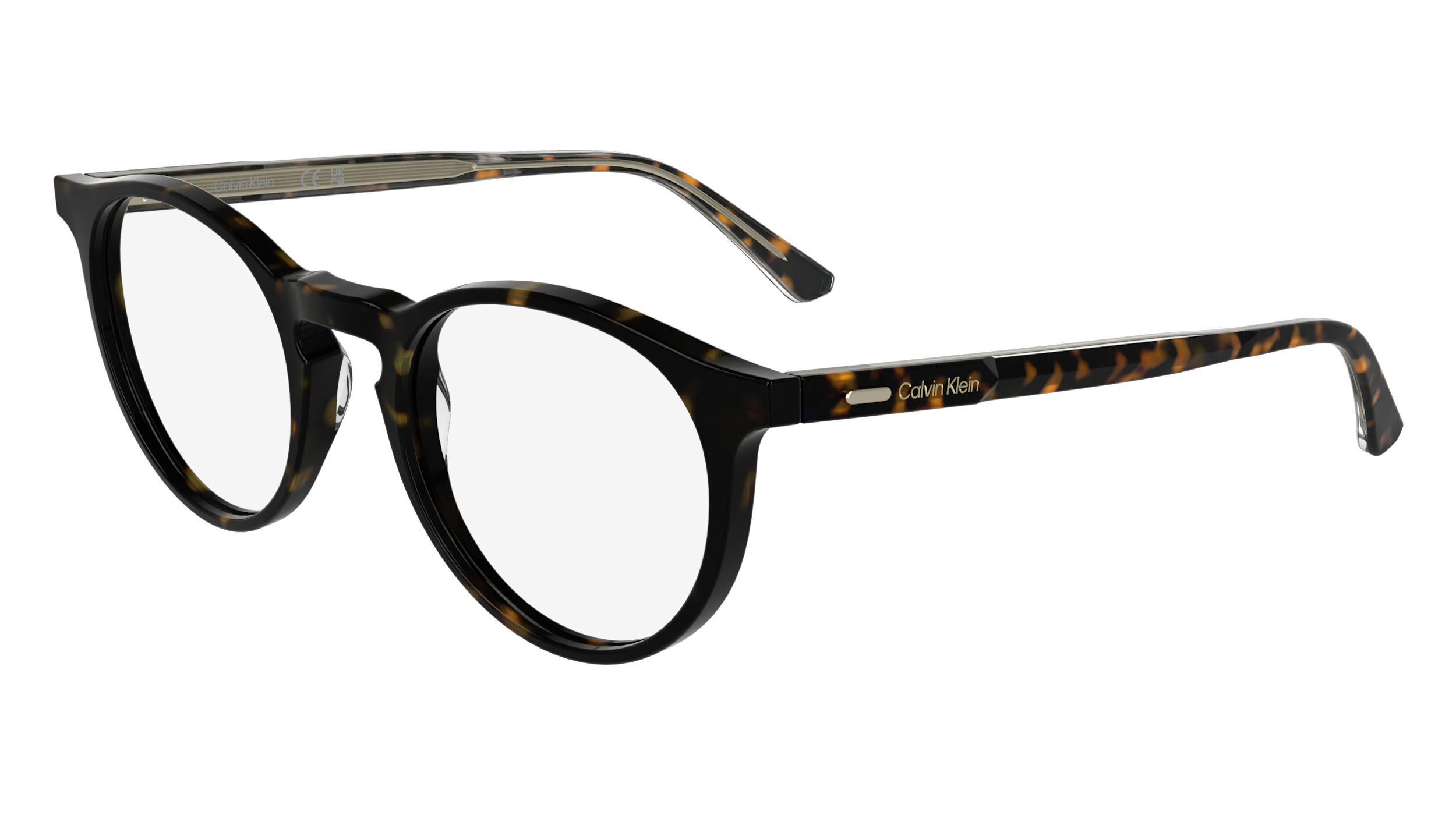 0883901174144 - Unisex CK25518 235 Rahmen von BRILLEN Acetat Havanna  Geometrisch Normal