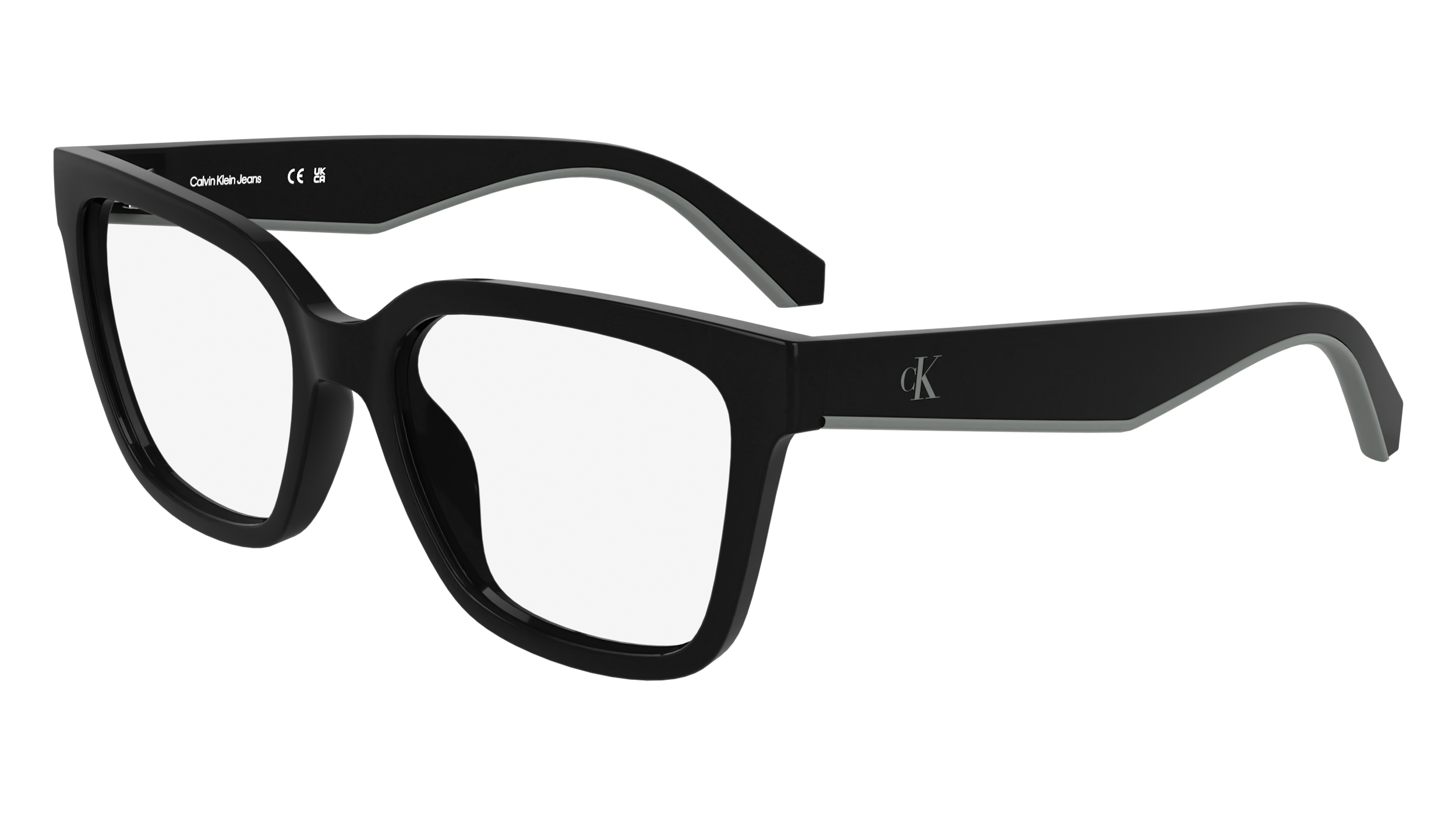 0883901174564 - Damen CKJ25611 001 Optische Fassungen Bio-Injekt Schwarz  Schmetterling Normal