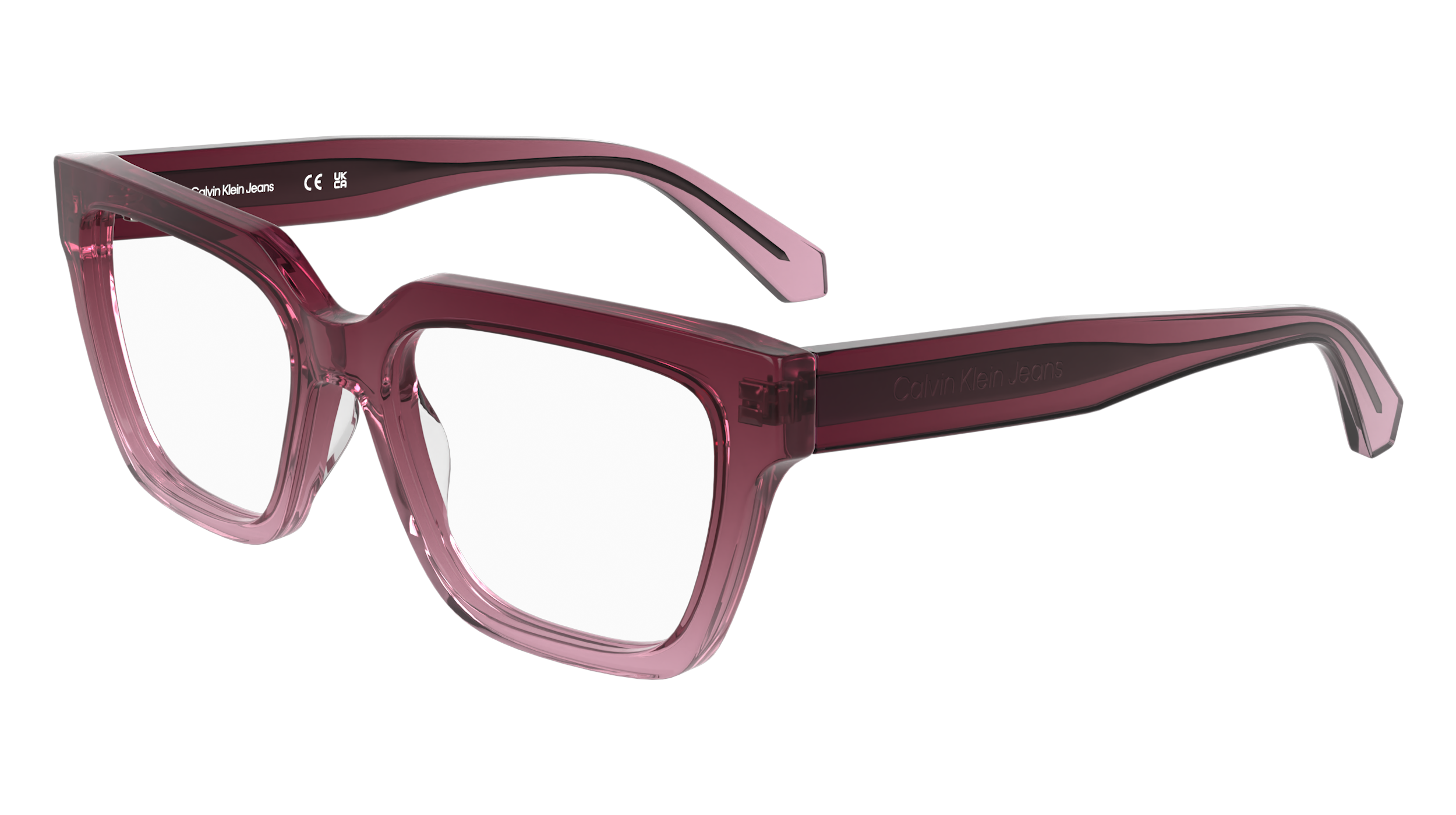 0883901174991 - Damen CKJ25609 602 Rahmen von BRILLEN Acetat Rosa  Cat Eye Normal