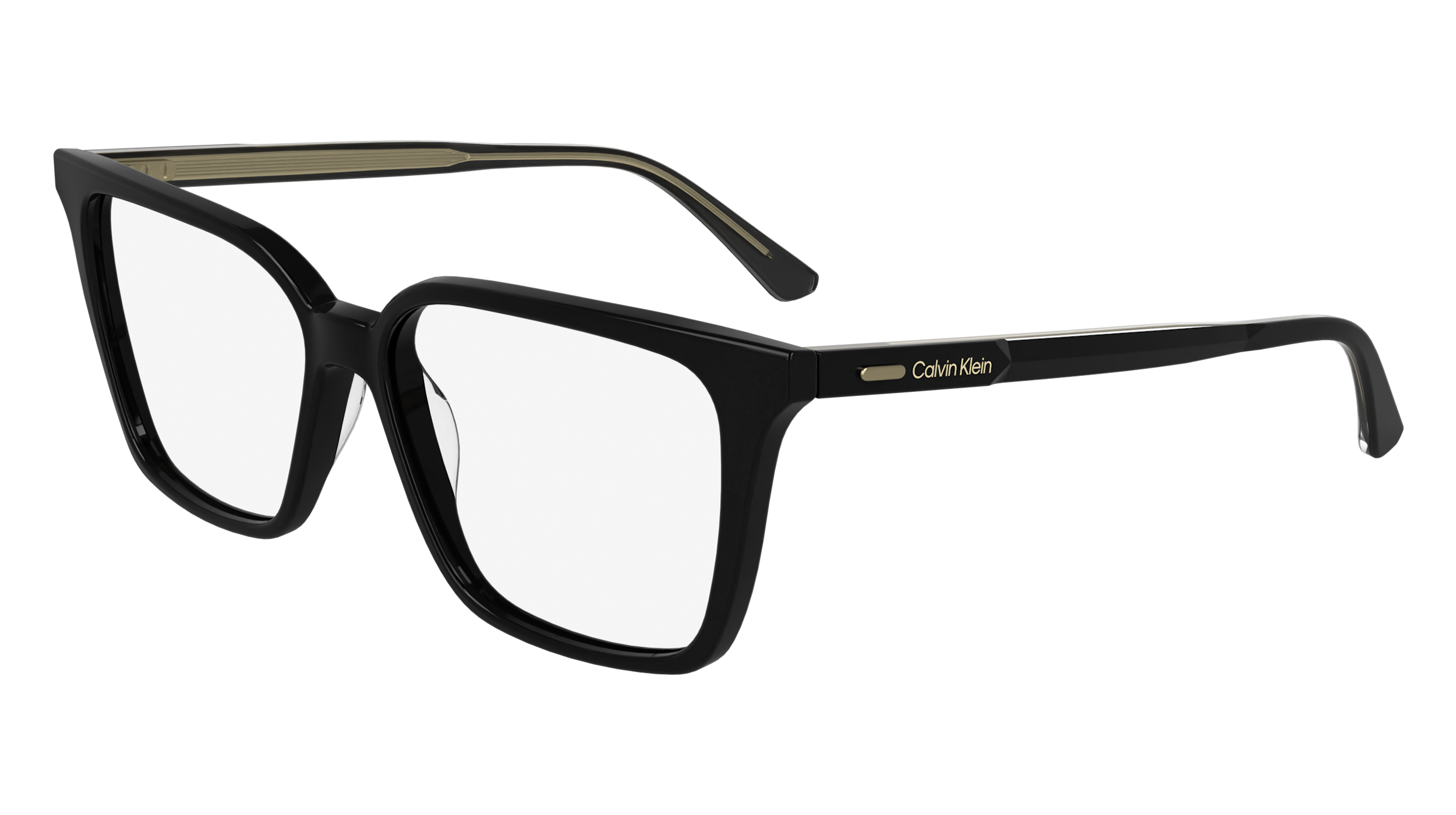 0883901175202 - Damen CK24544 001 Rahmen von BRILLEN Acetat Schwarz  Quadratisch Normal