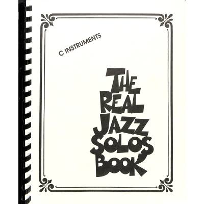 0884088066512 - The Real Jazz Solos Book