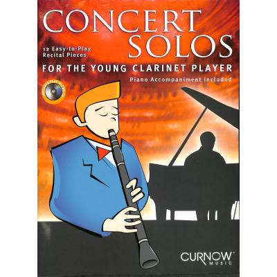 0884088080822 - Concert solos for the young clarinet player