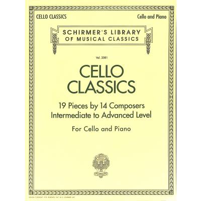 0884088156336 - Cello classics