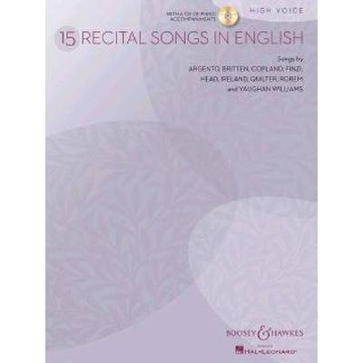 0884088239299 - 15 recital songs in english