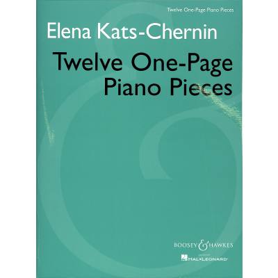 0884088281069 - 12 one page piano pieces