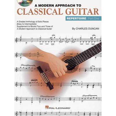 0884088392925 - A modern approach to classical guitar - repertoire 1