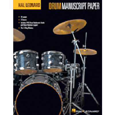 0884088464301 - Drum manuscript paper | Notenheft