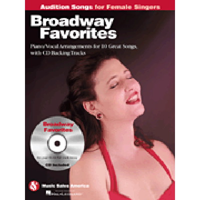 0884088469344 - Broadway favorites - audition songs for female singers