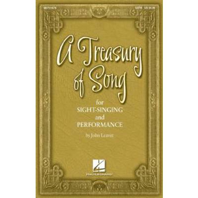 0884088494957 - A treasury of song for sight singing and performance