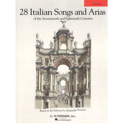 0884088500313 - 28 Italian songs + arias of the 17th + 18th centuries