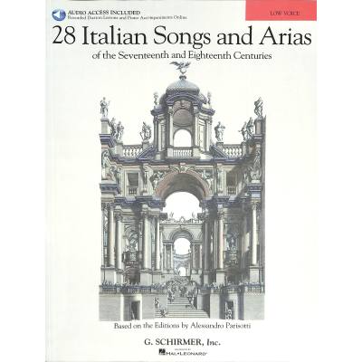 0884088500320 - 28 Italian songs + arias of the 17th + 18th centuries