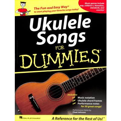 0884088513498 - Ukulele songs for dummies