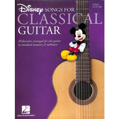 0884088524203 - Disney solos for classical guitar