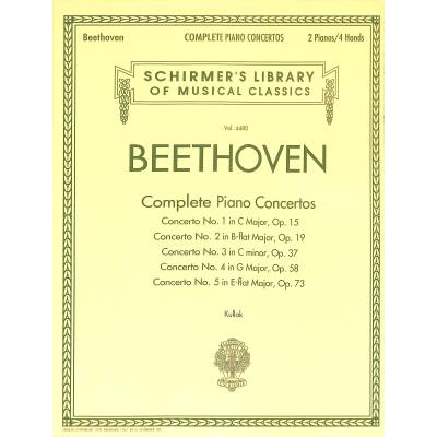 0884088539481 - Complete piano concertos | Sämtliche Konzerte