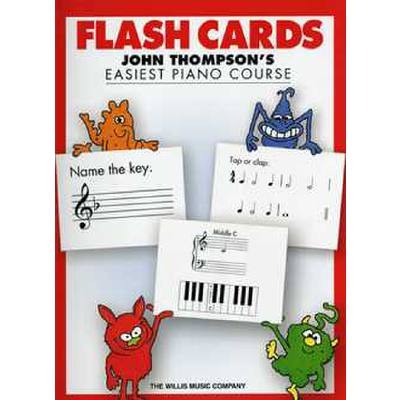 0884088563806 - Easiest piano course - flash cards