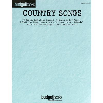 0884088570767 - Budget books - country songs