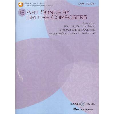 0884088588076 - 15 art songs by british composers