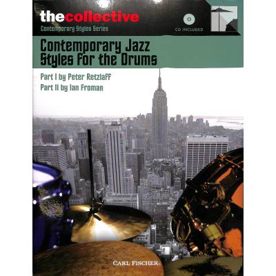 0884088589509 - Contemporary Jazz styles for the drums 1 + 2