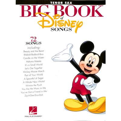 0884088591090 - Big book of Disney songs