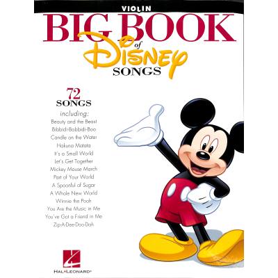 0884088591212 - Big book of Disney songs