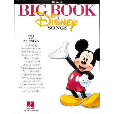 0884088591236 - Big book of Disney songs