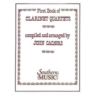 0884088704834 - First book of clarinet quartets