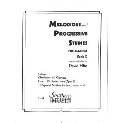 0884088706494 - Melodious + progressive Studies 2