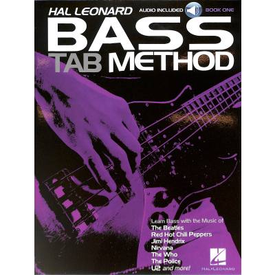 0884088866631 - Hal Leonard bass tab method 1