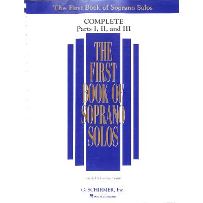 0884088889159 - First book of soprano solos 1 | First book of soprano solos 3 | First book of soprano solos 2