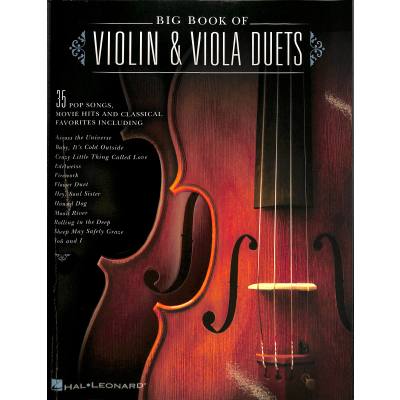 0884088905408 - Big book of violin + viola Duets