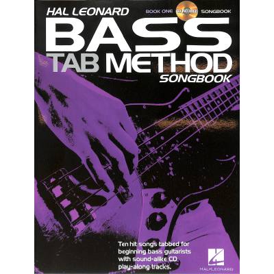 0884088916602 - Hal Leonard bass tab method - Songbook 1